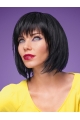 Stylish Black Monofilament Chin Length Bob Wigs