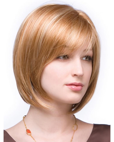 Auburn Popular Lace Front Synthetic Medium Wigs