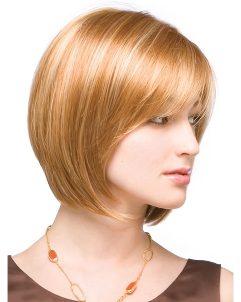 Auburn Popular Lace Front Synthetic Medium Wigs