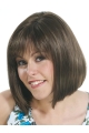 Good Brown Straight Chin Length Wigs For Cancer