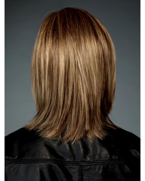 Online Brown Straight Chin Length Bob Wigs