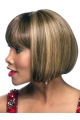 Brown Straight Synthetic Flexibility Medium Wigs