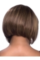 Brown Straight Synthetic Flexibility Medium Wigs