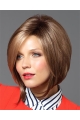 Tempting Brown Straight Chin Length Synthetic Wigs