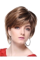 Popular Brown Straight Chin Length Wigs For Cancer