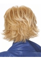 Blonde Straight Synthetic Unique Medium Wigs