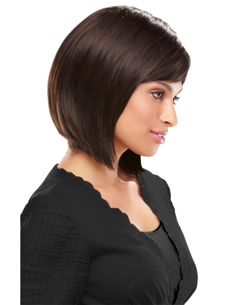 Perfect Lace Front Straight Chin Length Wigs For Cancer