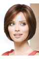 Soft Auburn Straight Chin Length Bob Wigs