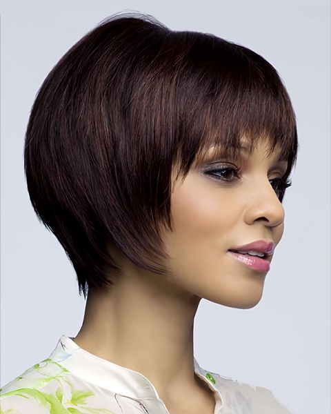 Natural Synthetic Auburn Lace Front Medium Wigs