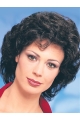 Synthetic Chin Length Curly Black Soft Classic Wigs