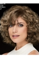 Curly Brown Chin Length 10" Stylish Classic Wigs