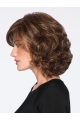 Brown Classic Women'S Curly Synthetic Wigs