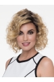 Curly Capless Blonde Classic Synthetic Wigs