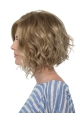 Blonde Curly Chin Length Layered Lace Front Synthetic Wigs