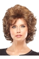 Durable Auburn Curly Chin Length Classic Wigs