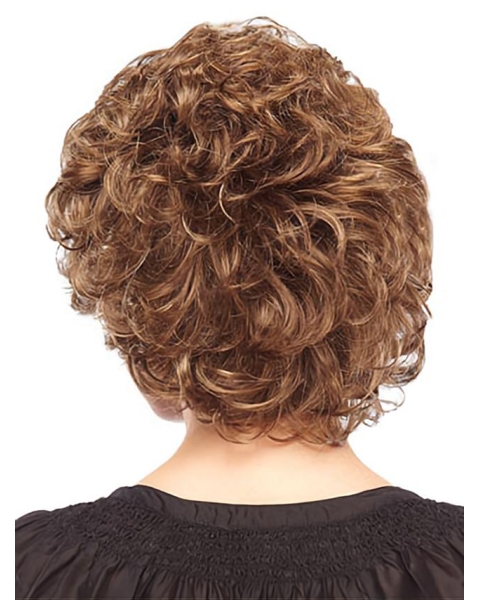 Durable Auburn Curly Chin Length Classic Wigs