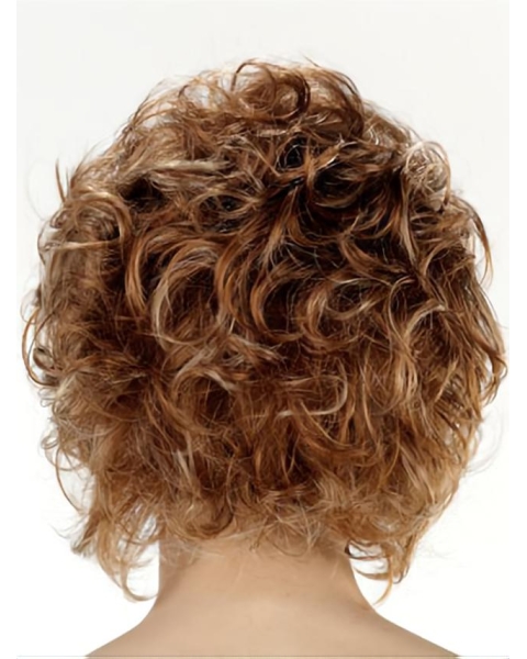 Pleasing Lace Front Curly Chin Length Classic Wigs