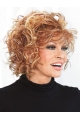 Popular Chin Length Curly Blonde Bobs Fabulous Wigs