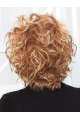 Popular Chin Length Curly Blonde Bobs Fabulous Wigs