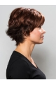 Durable Monofilament Curly Chin Length Celebrity Wigs