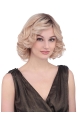 Popular Chin Length Curly Blonde With Bangs Amazing Wigs