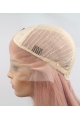 Pink Long Straight Bitter Sweet Synthetic Lace Front Wigs For Women