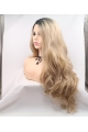 Blonde Long Wavy  Sunkissed Synthetic Lace Front Wigs