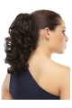 Fashionable Brown Curly Clip in Hairpieces