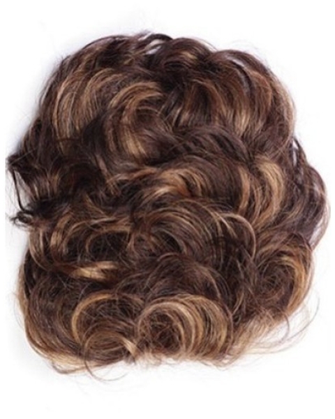 Comfortable Auburn Curly Short Clip in Hairpieces