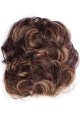 Comfortable Auburn Curly Short Clip in Hairpieces