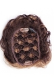 Comfortable Auburn Curly Short Clip in Hairpieces