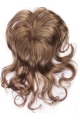 Sleek Brown Wavy Clip in Hairpieces