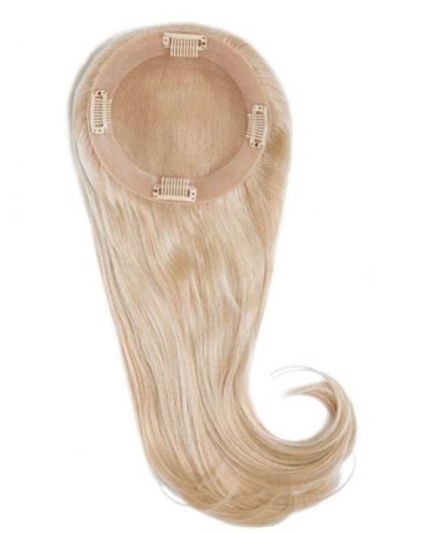 Fashion Blonde Straight Long Hair Falls & Half