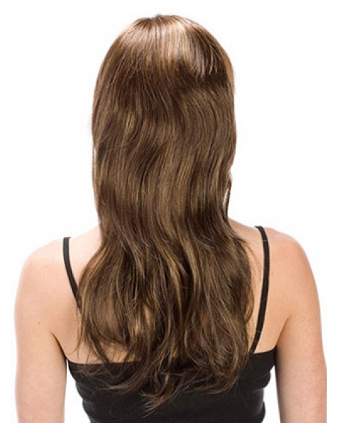 Gorgeous Brown Wavy Long Hair Falls & Half