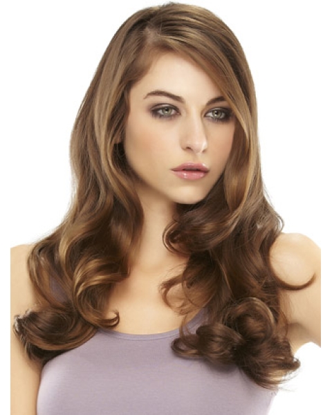 Auburn Wavy Long Hair Falls & Half