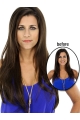 Online Brown Straight Long Hair Falls & Half Hairpieces