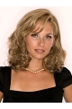 Modern Blonde Wavy Shoulder Length Hair Falls & Half Hairpieces