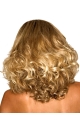 Modern Blonde Wavy Shoulder Length Hair Falls & Half Hairpieces