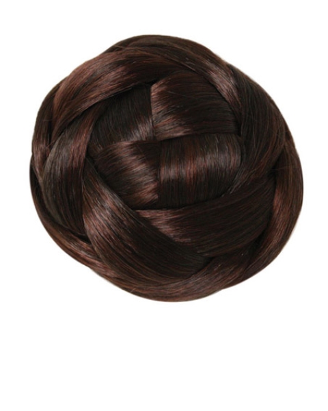 Synthetic Brown Durable Wraps / Buns Hairpieces