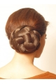 Synthetic Brown Convenient Wraps / Buns Hairpieces