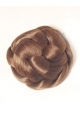 Synthetic Brown Convenient Wraps / Buns Hairpieces