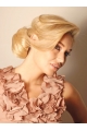 Synthetic Blonde Beautiful Wraps / Buns Hairpieces