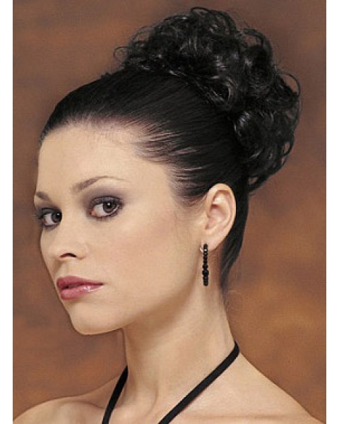 Synthetic Black Amazing Wraps / Buns Hairpieces