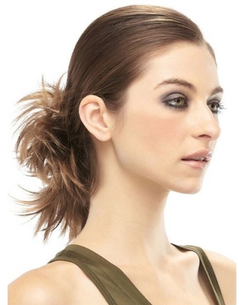 Remy Human Hair Brown Tempting Wraps / Buns