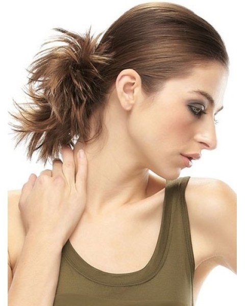 Remy Human Hair Brown Tempting Wraps / Buns