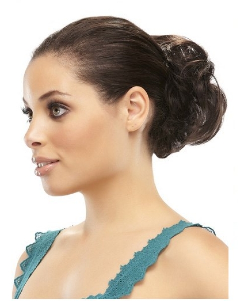 Remy Human Hair Brown Traditiona Wraps / Buns