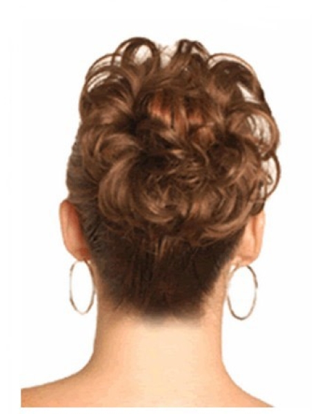 Remy Human Hair Brown Traditiona Wraps / Buns