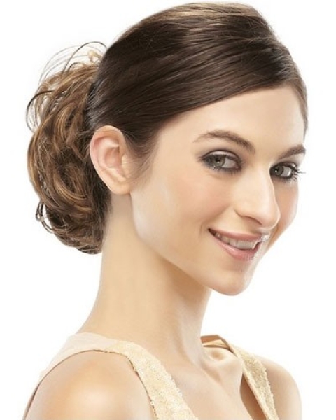 Remy Human Hair Brown Mature Wraps / Buns