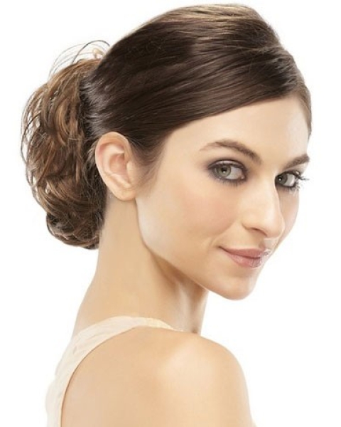 Remy Human Hair Brown Mature Wraps / Buns