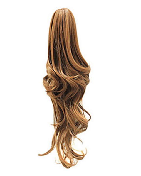 Fabulous Blonde Wavy Long Ponytails Hairpieces